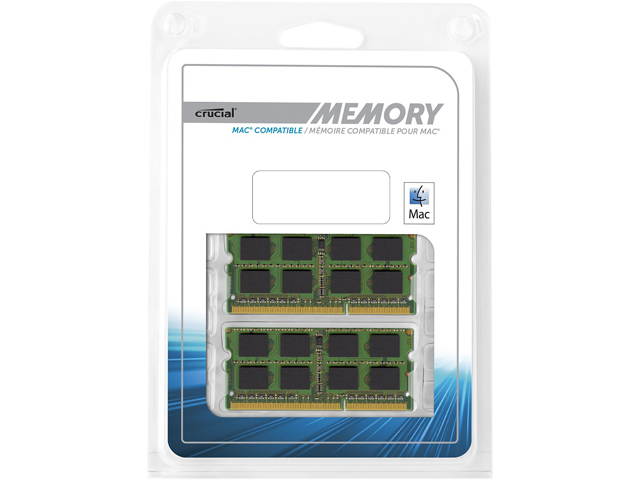 Crucial 16GB (2 x 8G) 204-Pin DDR3 SO-DIMM DDR3L 1600 (PC3L 12800) Laptop Memory Model CT2C8G3S160BMCEU