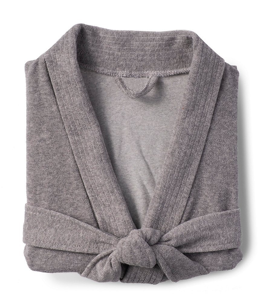 Little Giraffe Luxe Satin Snow Leopard Wrap Robe