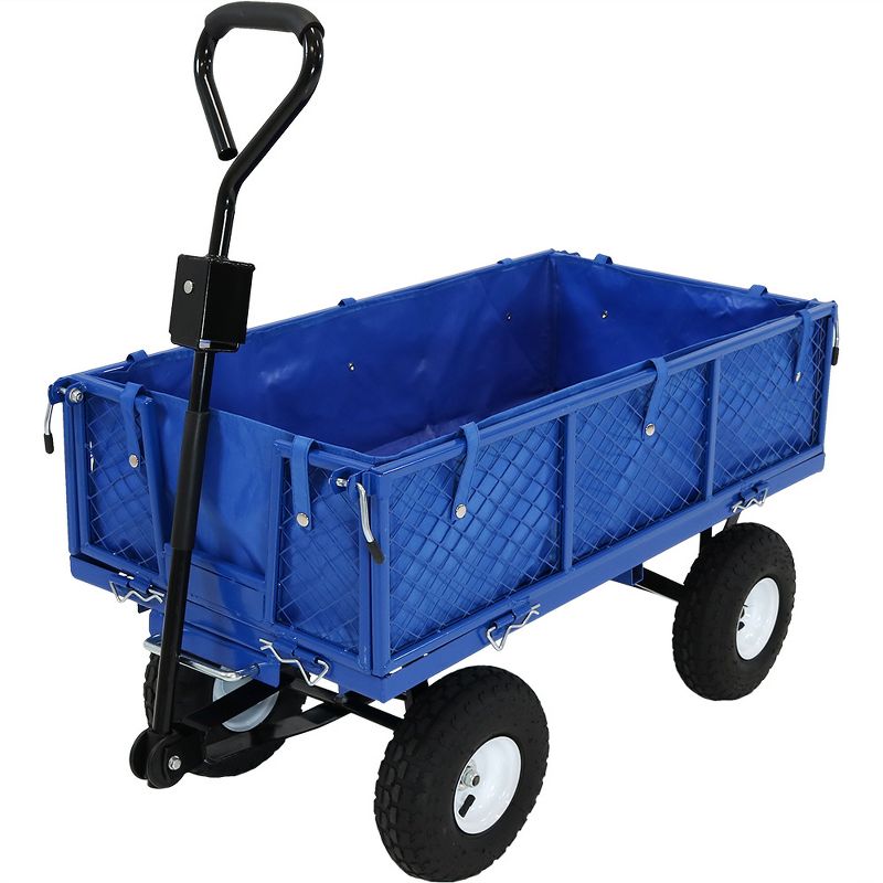 Gorilla Carts Steel Utility Garden Cart with Removable Sides Capacity