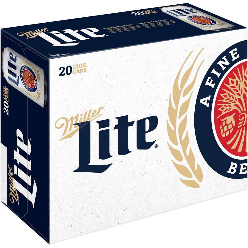 Miller Lite Beer - 20pk/12 fl oz Cans