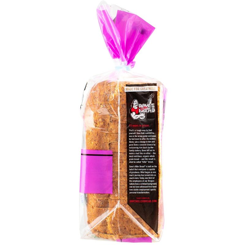 Dave's Killer Bread Organic 100% Whole Wheat Bread - 25oz