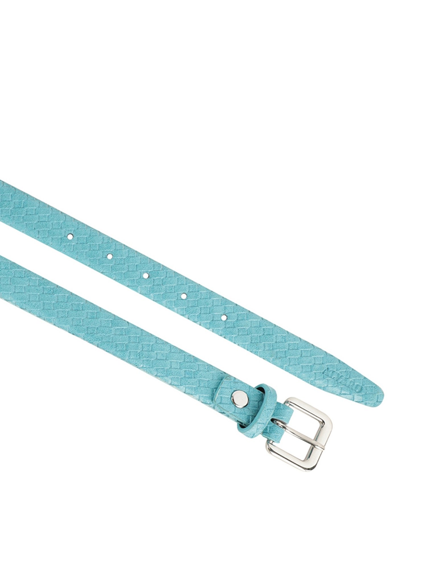 Alvaro Castagnino Turquoise Narrow Belt for Women