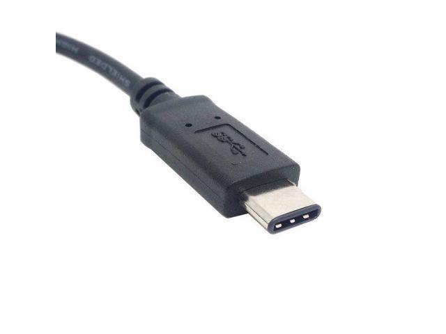 USB 3.0 Type-A Male to USB Type-C USB-C Male Data and Power Charge Cable Black 1m 3ft