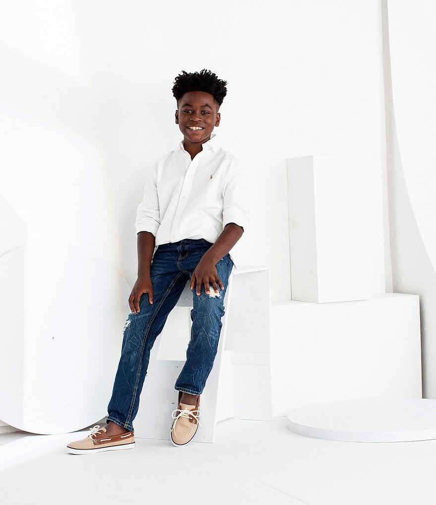 Class Club Big Boys 8-20 Husky Fit Twill Pants