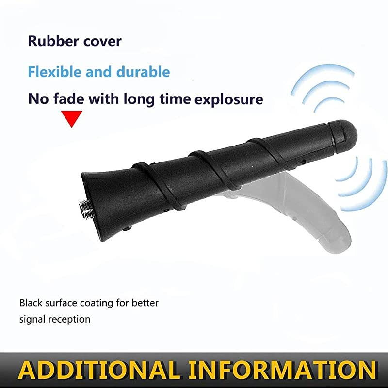 Antenna Compatible with 2011 2012 2013 2014 2015 2016 2017 2018 2019 Jeep Grand Cherokee Compass Renegade 2011 to 2019 Dodge Journey 3.2 inch