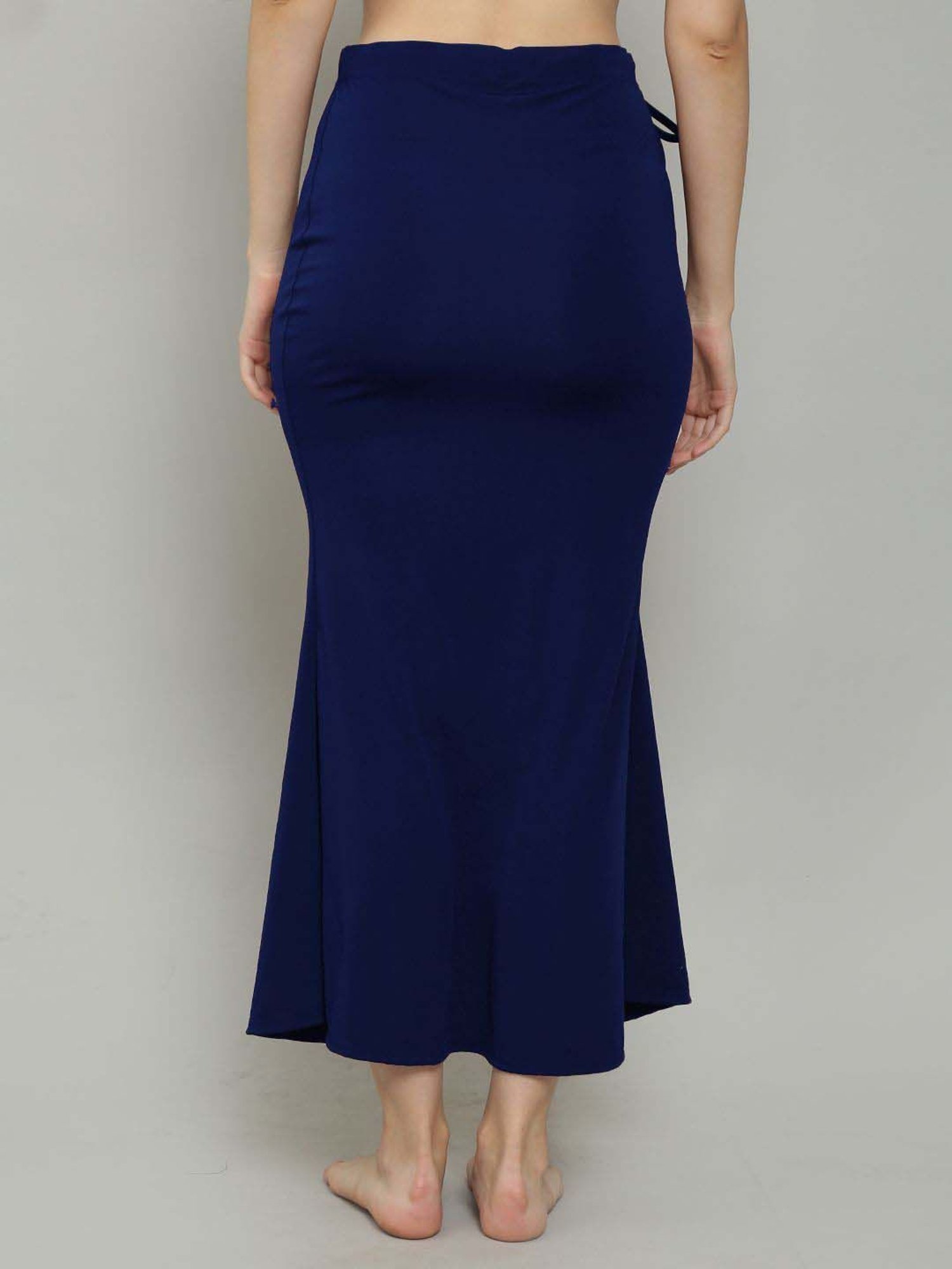 N-Gal Navy & Pink Plain Saree Shapewear - Pack Of 2