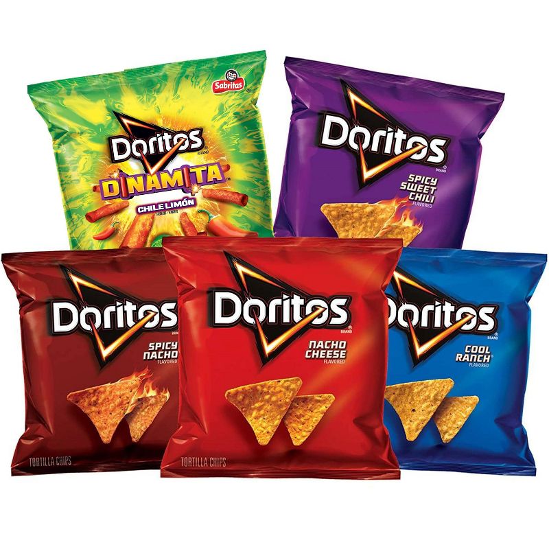 Doritos Flavored Tortilla Chips Variety Pack - 40ct