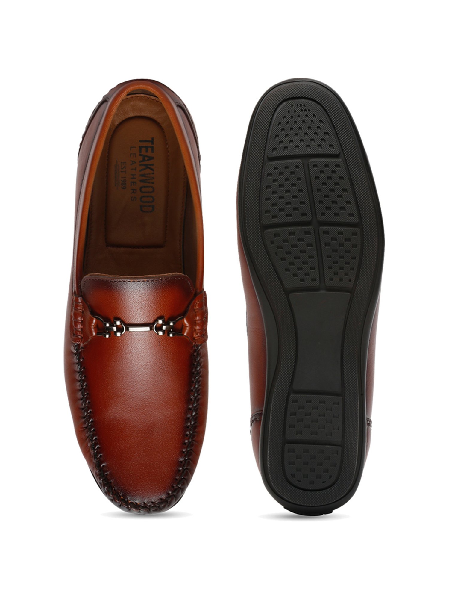 Teakwood Leathers Men's Tan Casual Loafers