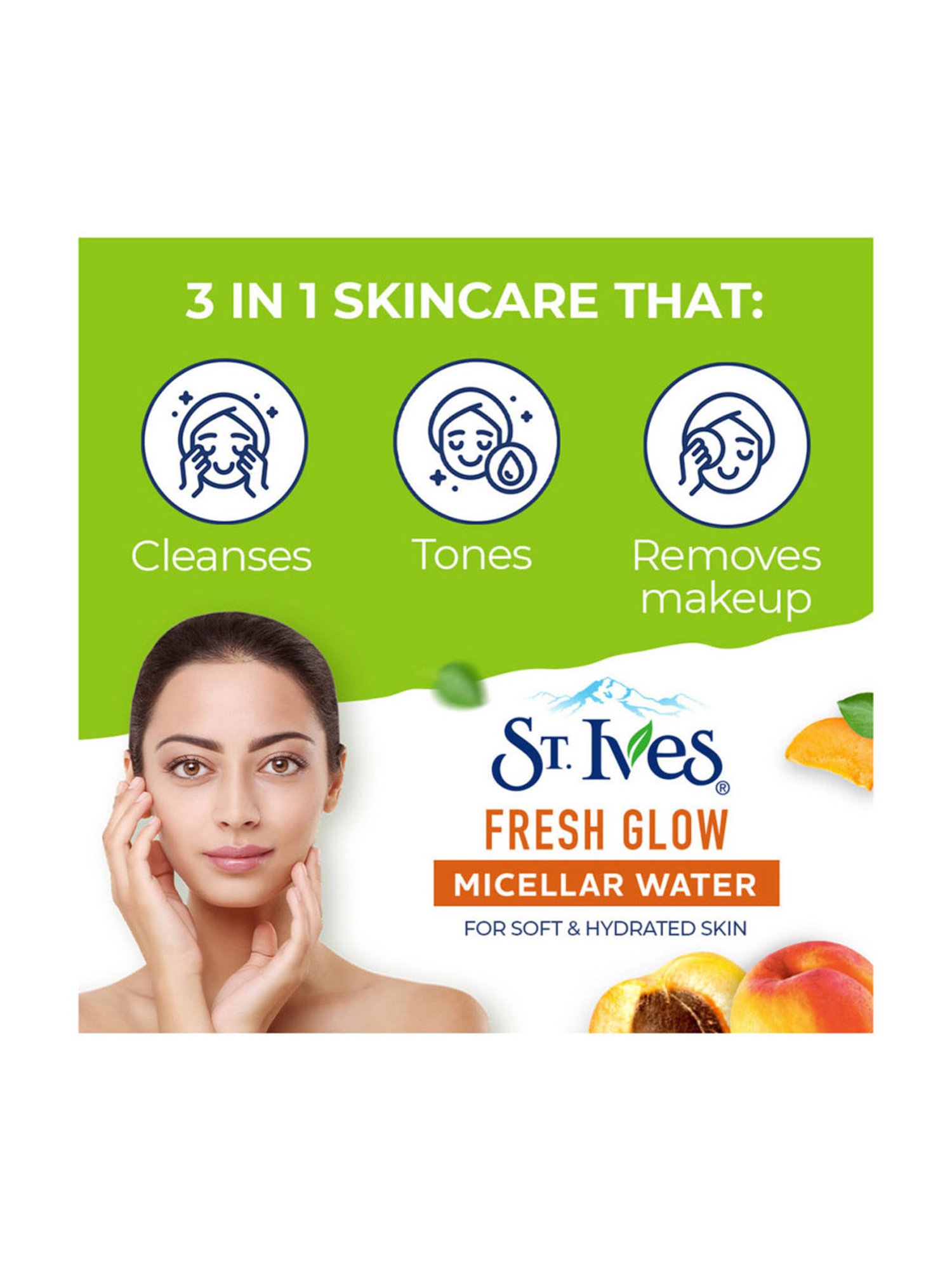 St. Ives Fresh Glow Micellar Water Apricot - 400 ml