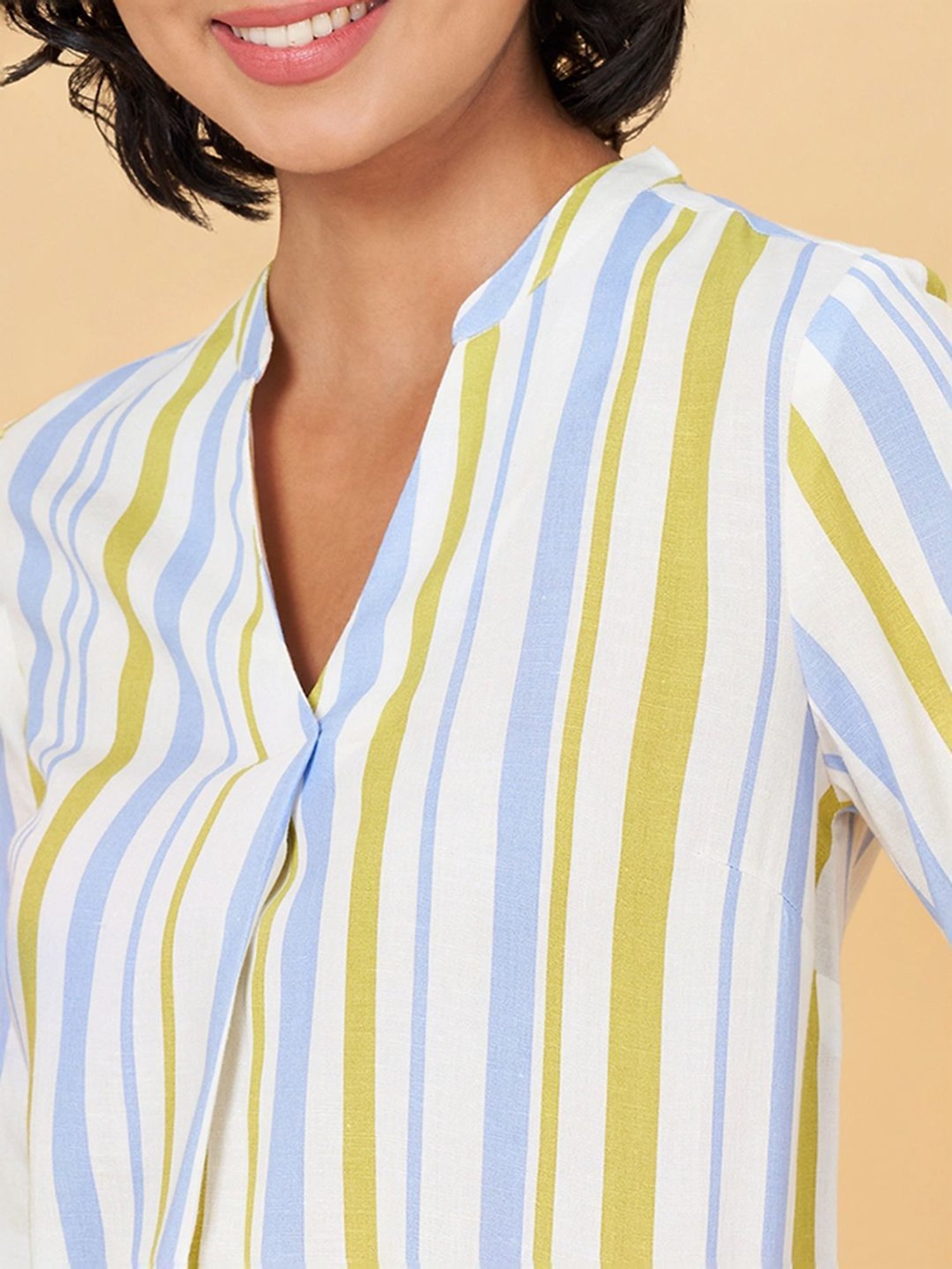 Annabelle by Pantaloons Multicolored Striped Top