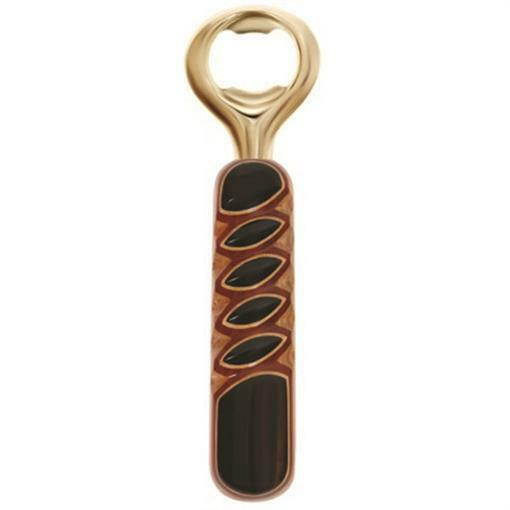 VinoStrumenti VSRBO4 Beer - Soft Drink Bottle Opener Round - Ebony Cut