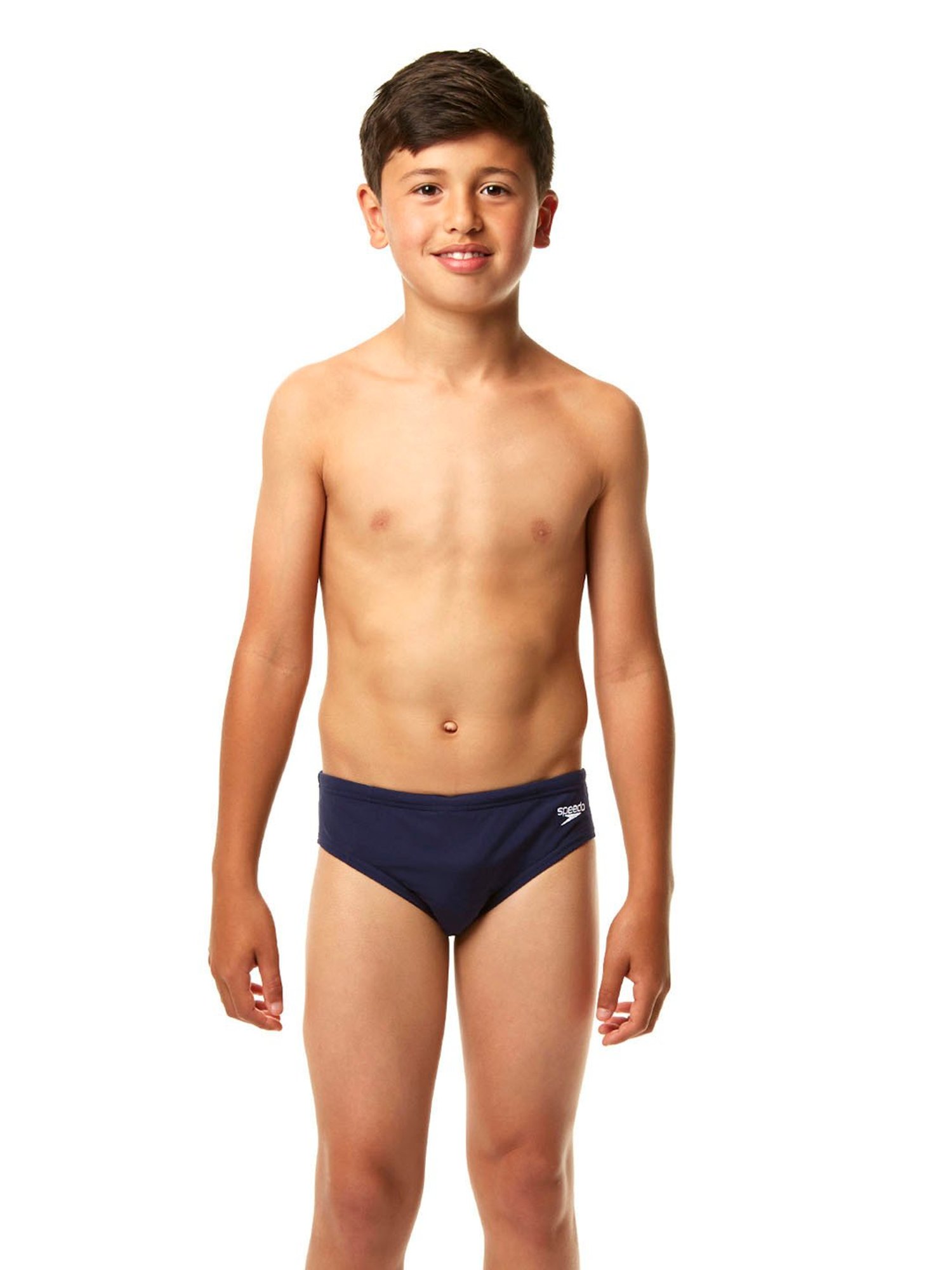 Speedo Kids Navy Solid Brief