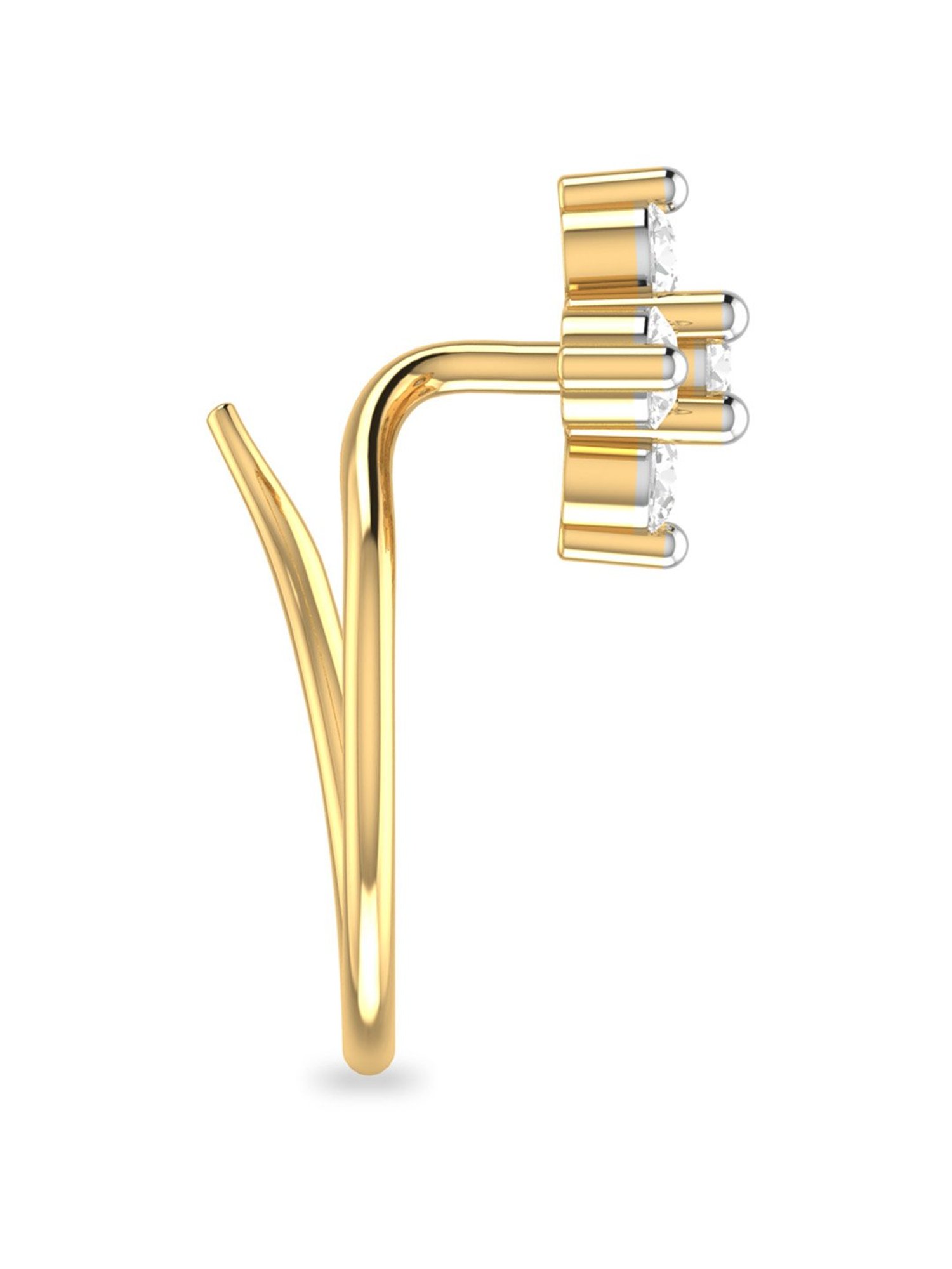 PC Jeweller Blian 18k Gold Nosepin for Women