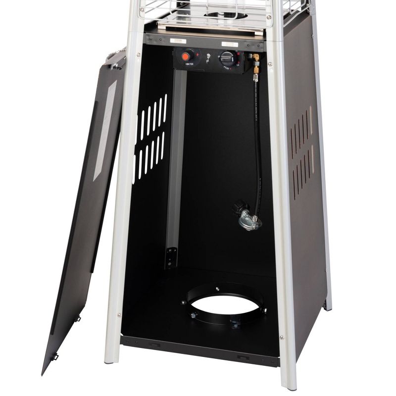 Coronado Brushed Bronze Pyramid Flame Patio Heater - Fire Sense