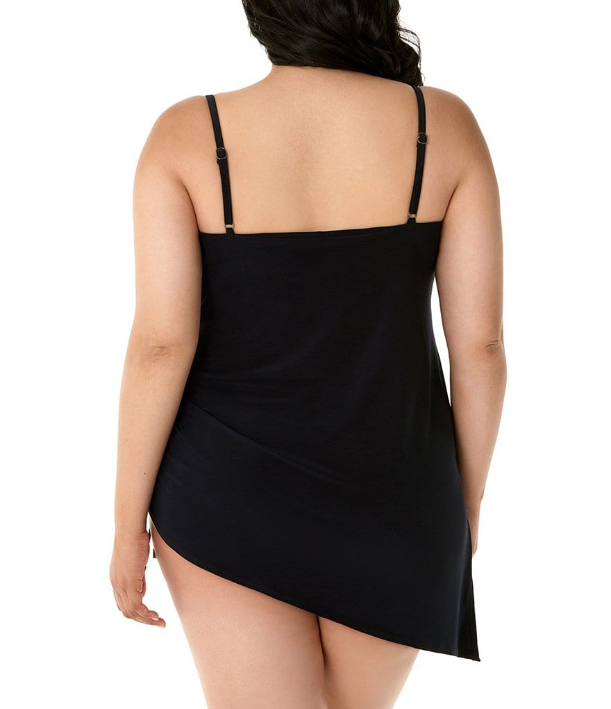 Magicsuit Plus Size Brynn Control Fit Convertible Underwire One Piece Swimdress