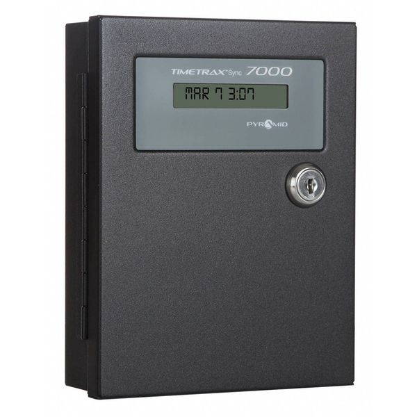 PYRAMID 7000 6-3/8" Digital Master Controller Wall Clock, Beige