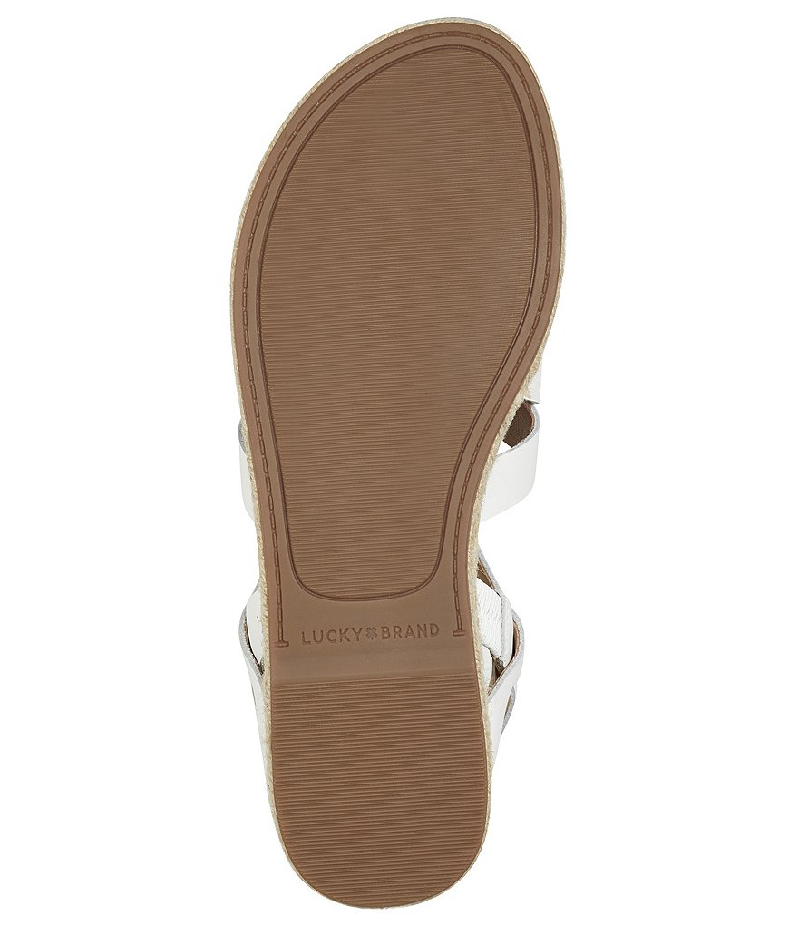 Lucky Brand Glaina Leather Espadrille Sandals
