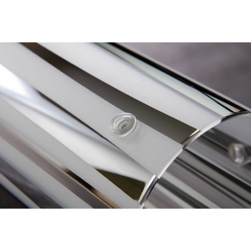 17" Chroman Empire 1 Light Wall Sconce Chrome Finish/Smoky Chrome Glass - Varaluz