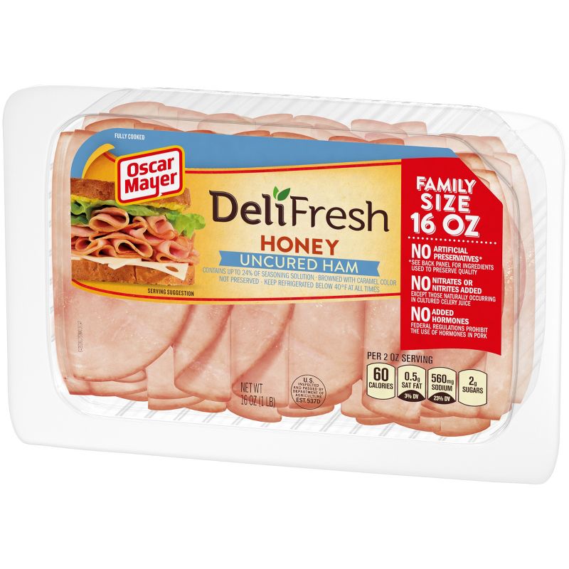 Oscar Mayer Deli Fresh Honey Ham - 16oz