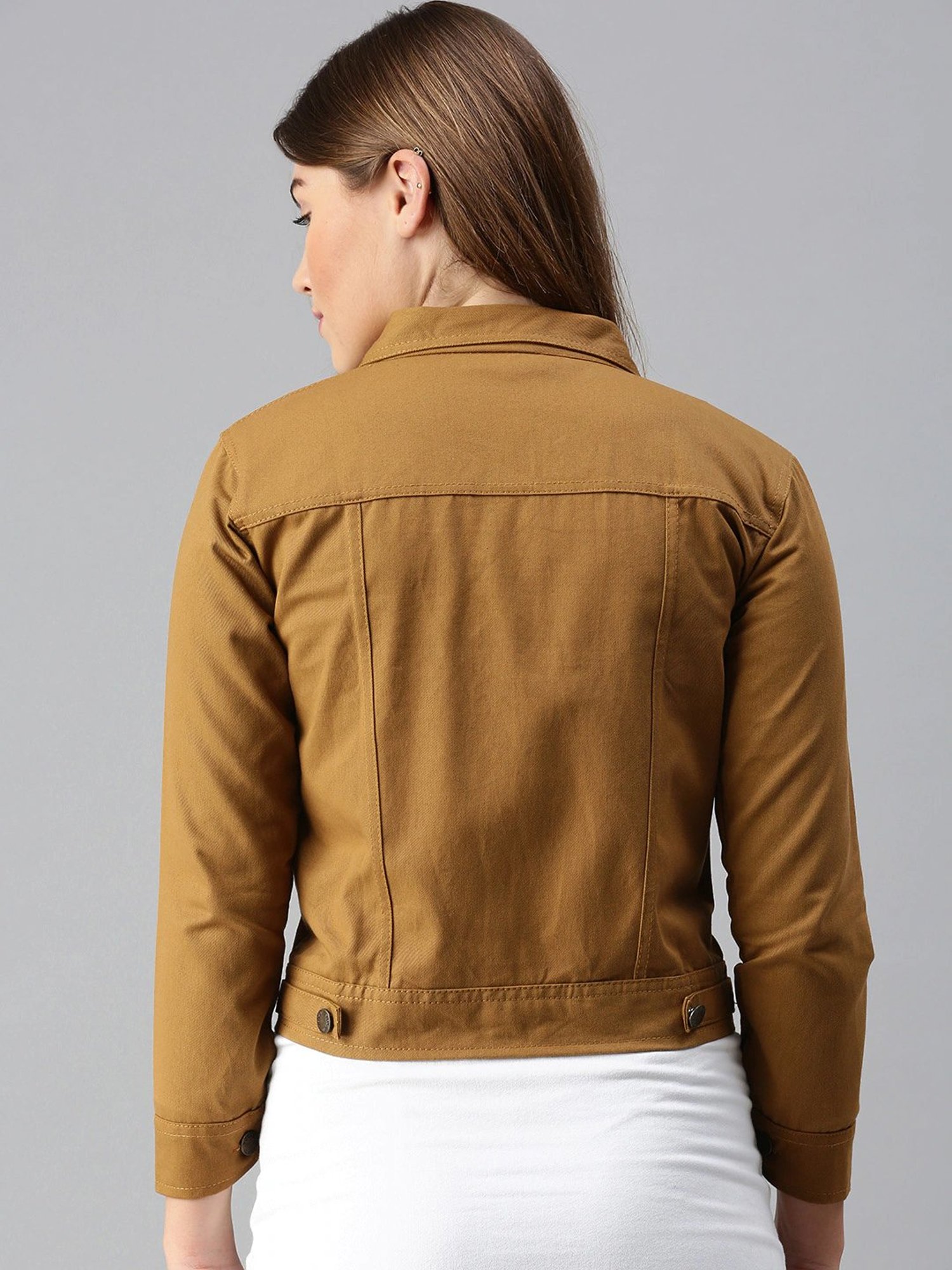 VOXATI Khaki Regular Fit Jacket