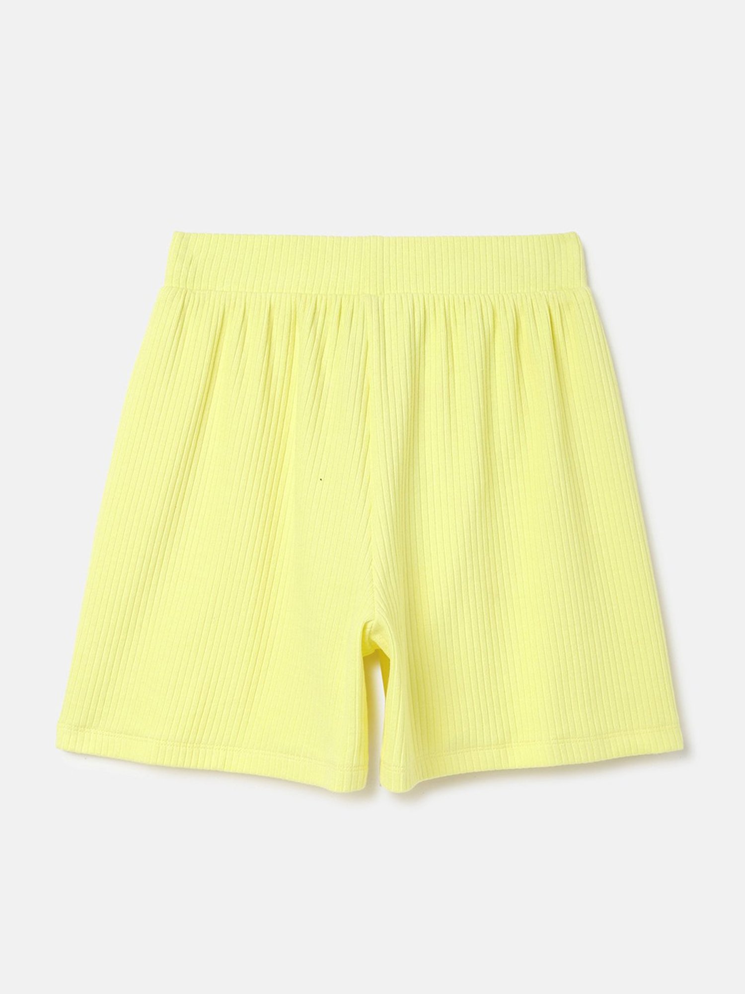 HELLCAT Kids Yellow & Navy Printed Shorts (Pack Of 2)