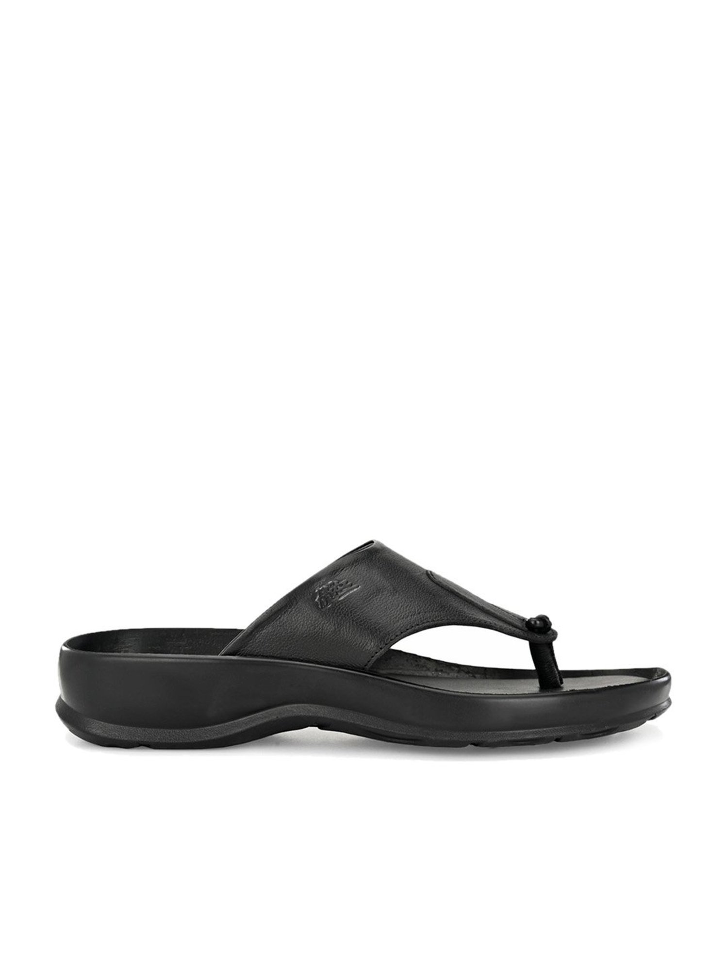 Hitz Men's Black Thong Sandals