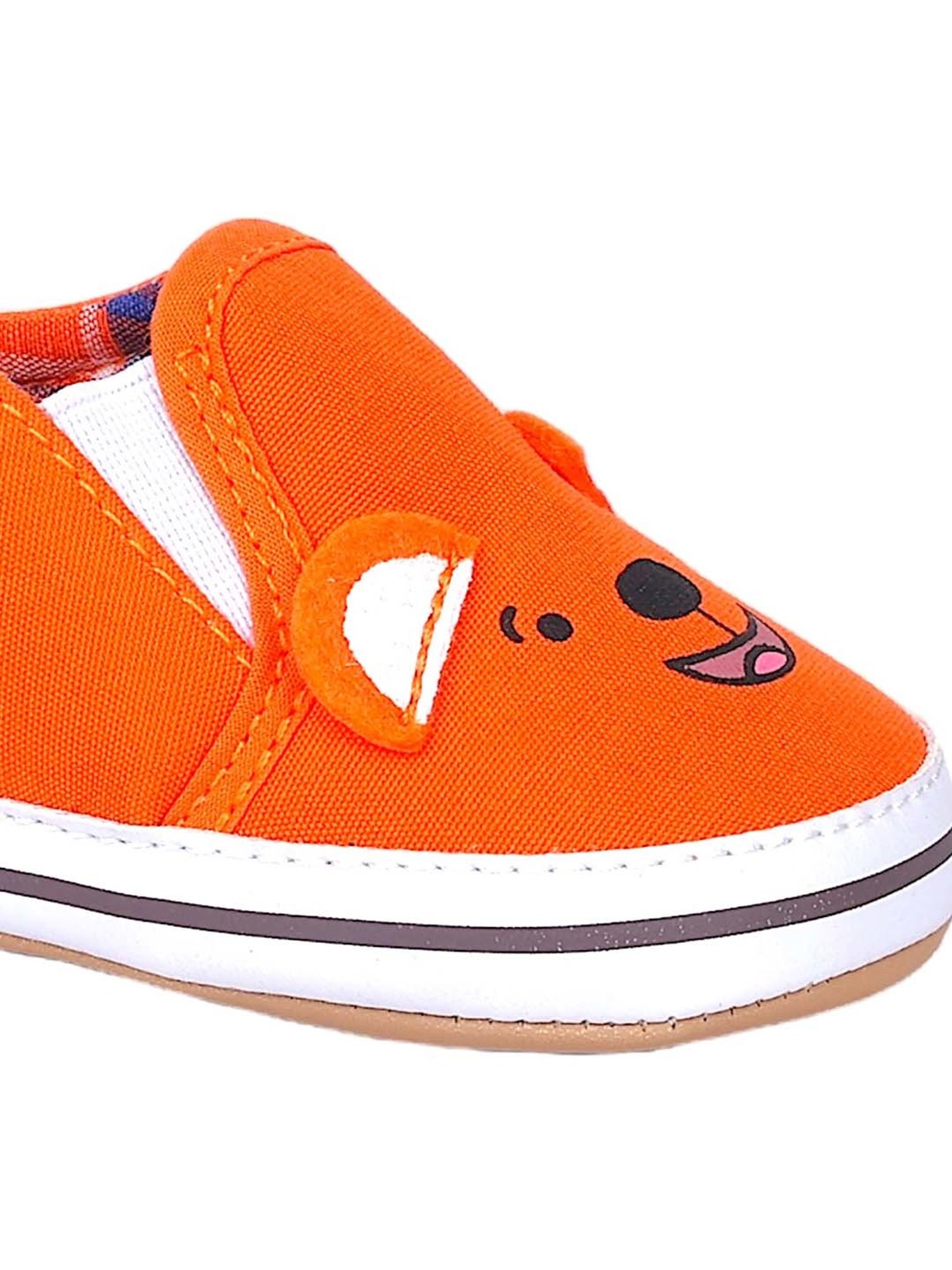 Baby Moo Kids Orange Casual Slip-Ons