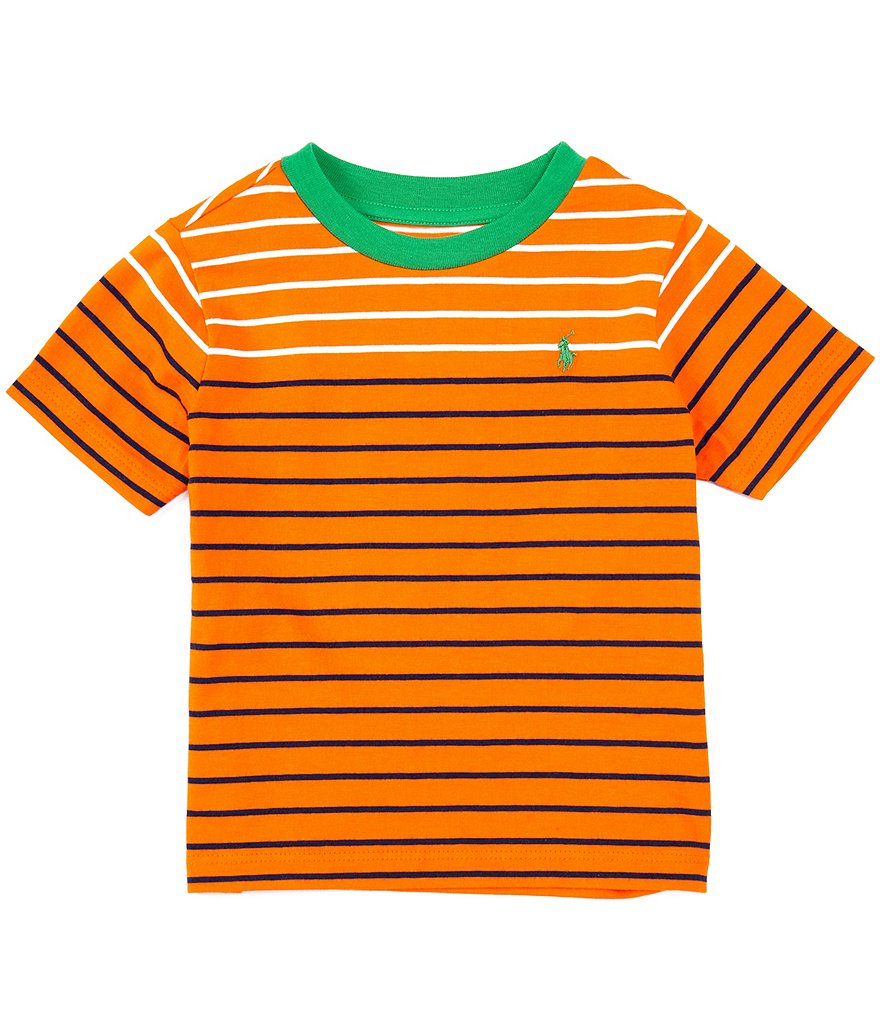 Ralph Lauren Baby Girls 3-24 Months Short-Sleeve Sporty Stripe Tee