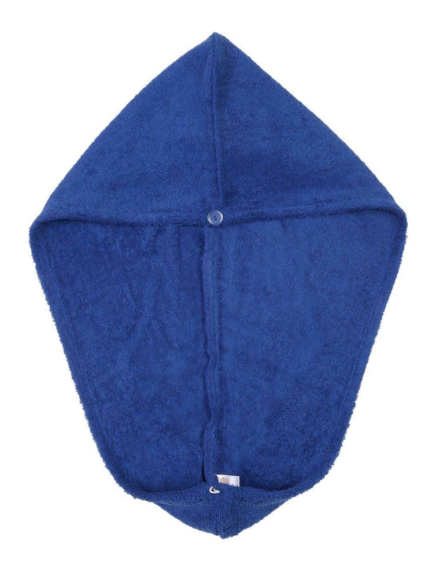 Creeva Luxury Blue Cotton 380 GSM Hair Wrap - Set of 2