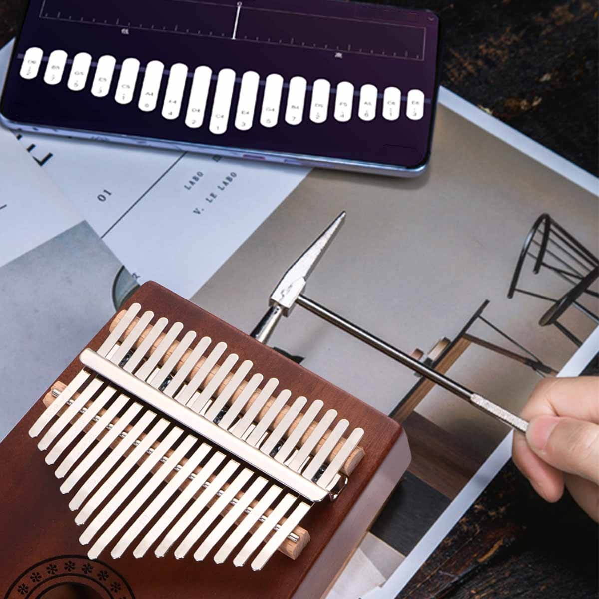 1Pc Kalimba Thumb Piano Musical Instrument for Beginner with Accessories Set