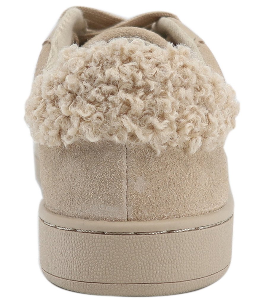 Splendid Freya Suede Faux Fur Accent Sneakers