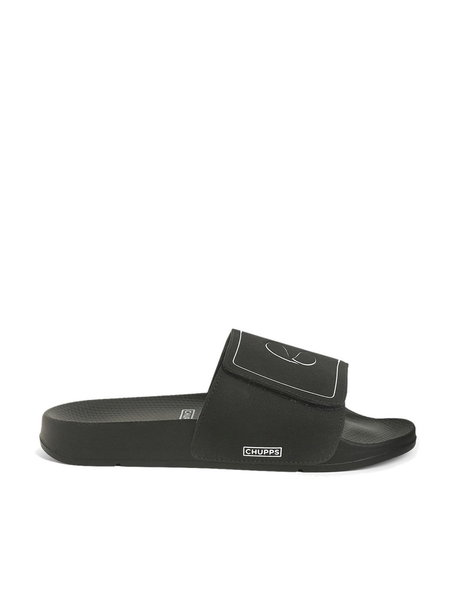 Chupps Men's Black Slides