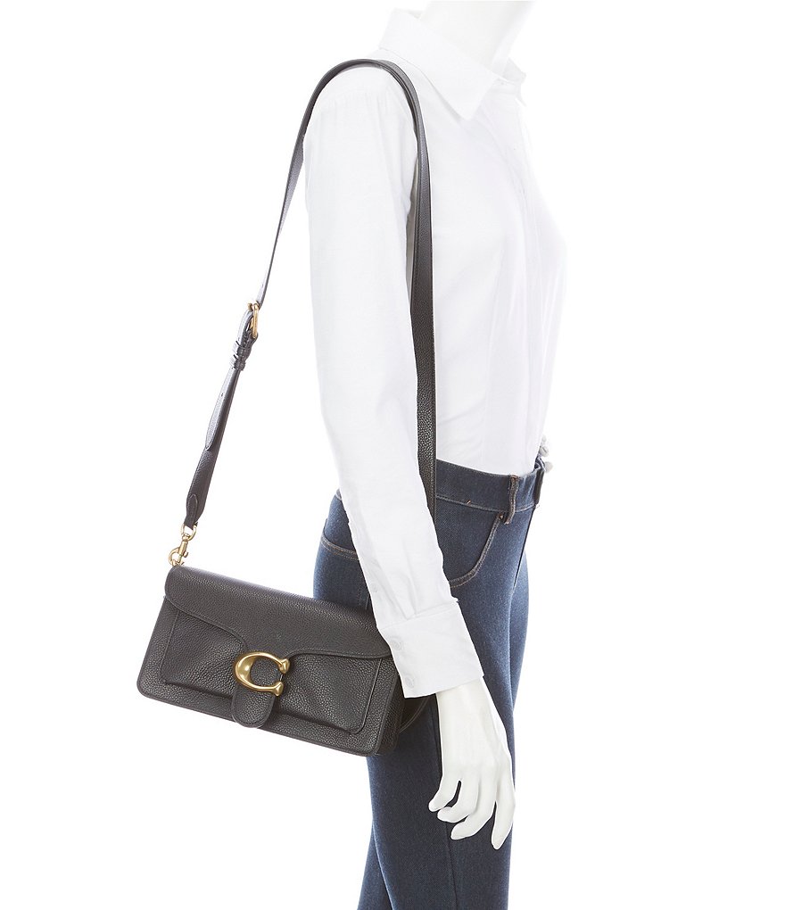 COACH Tabby Pebble Leather Shoulder Bag