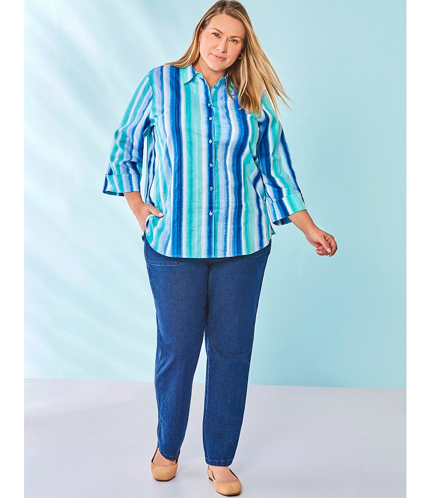 Code Bleu Plus Size Cropped Cargo Pants