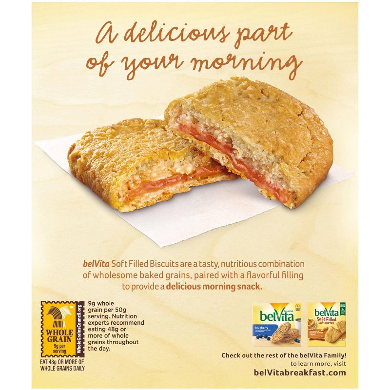belVita Soft Baked Filled Strawberry Breakfast Bars - 5 Packs