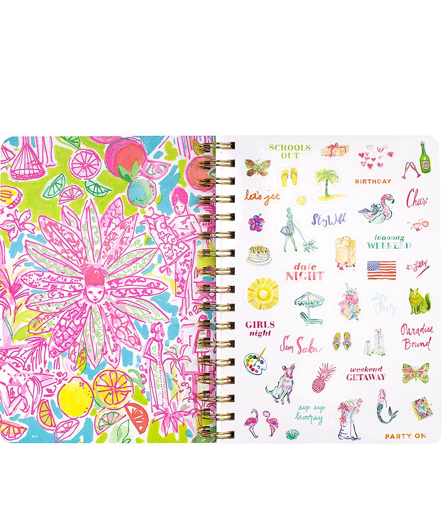 Lilly Pulitzer Cabana Cocktail Agenda Folio