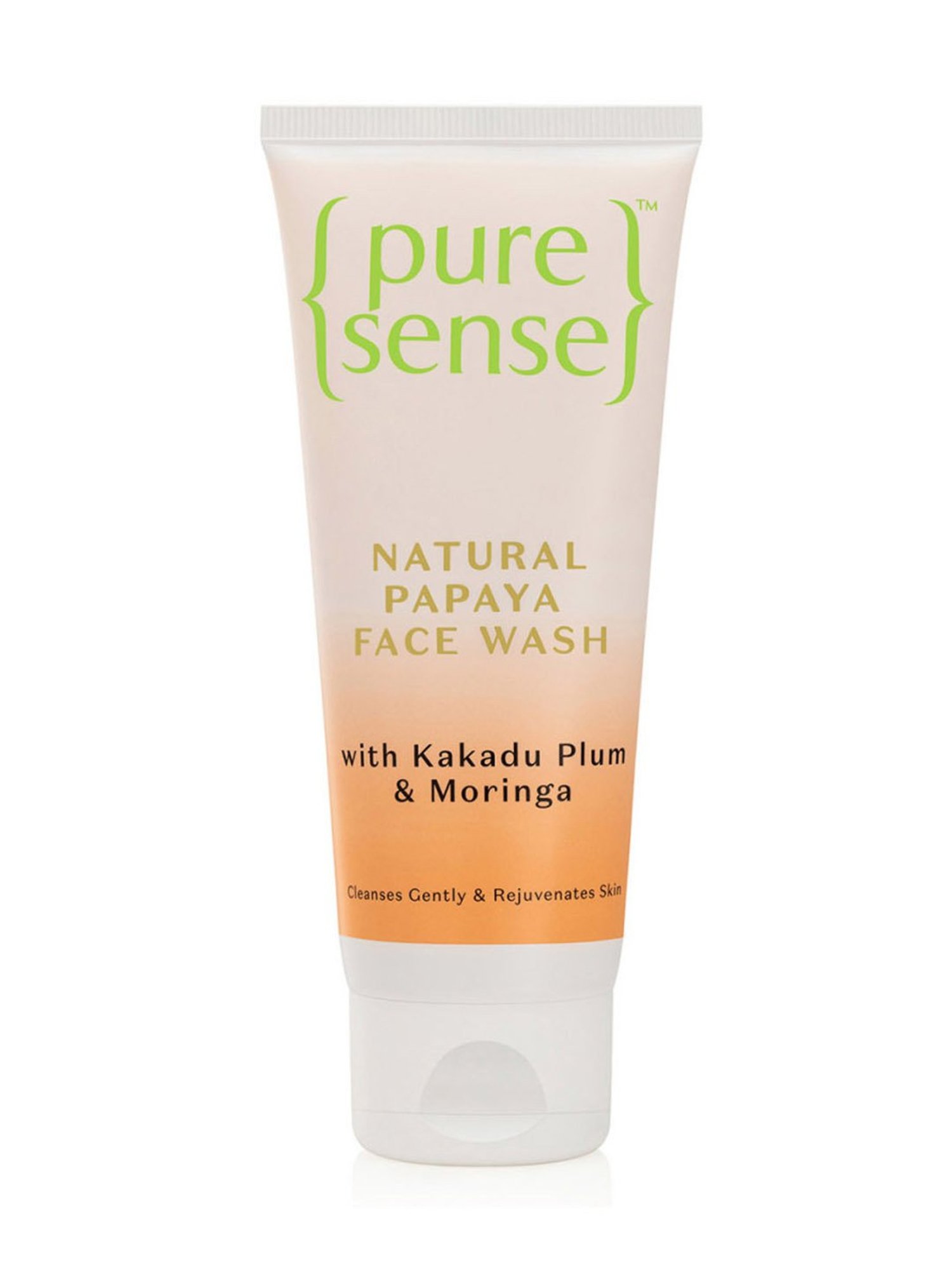 Pure Sense Natural Papaya Face Wash with Kakadu Plum & Moringa - 100 gm