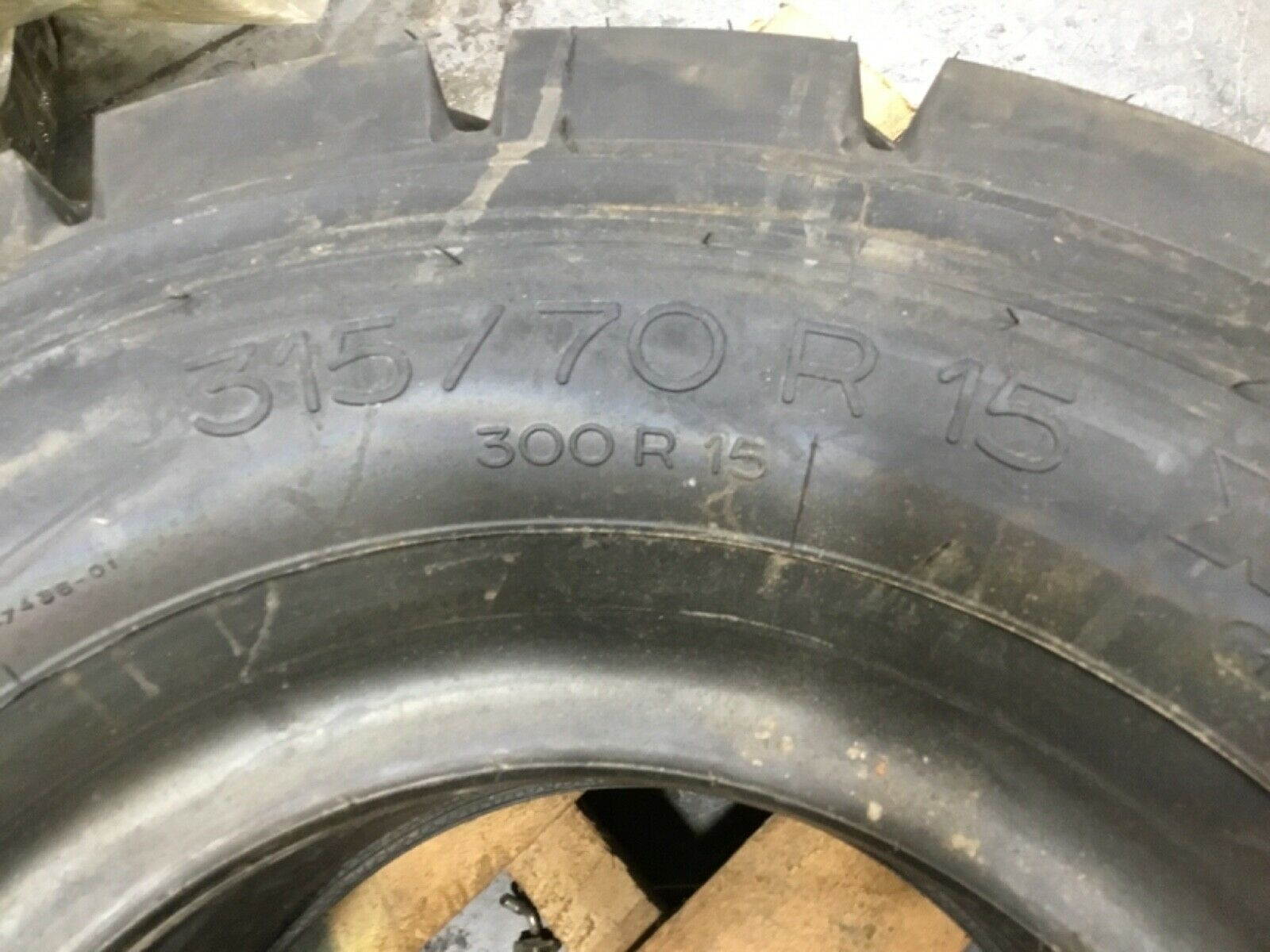 Michelin XZM 315/70R15 Industrial Radial Forklift Tire #T250