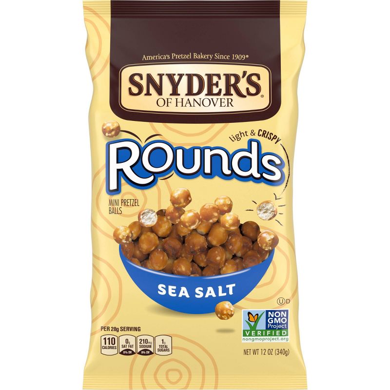 Snyder's Rounds Sea Salt Pretzels - 12oz