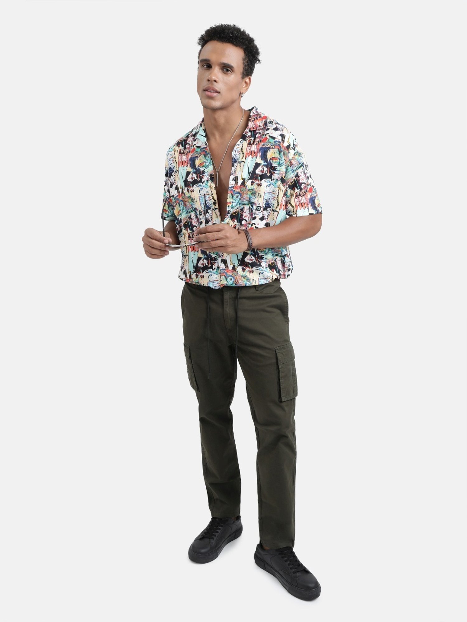 Bene Kleed Multicolored Regular Fit Printed Shirt