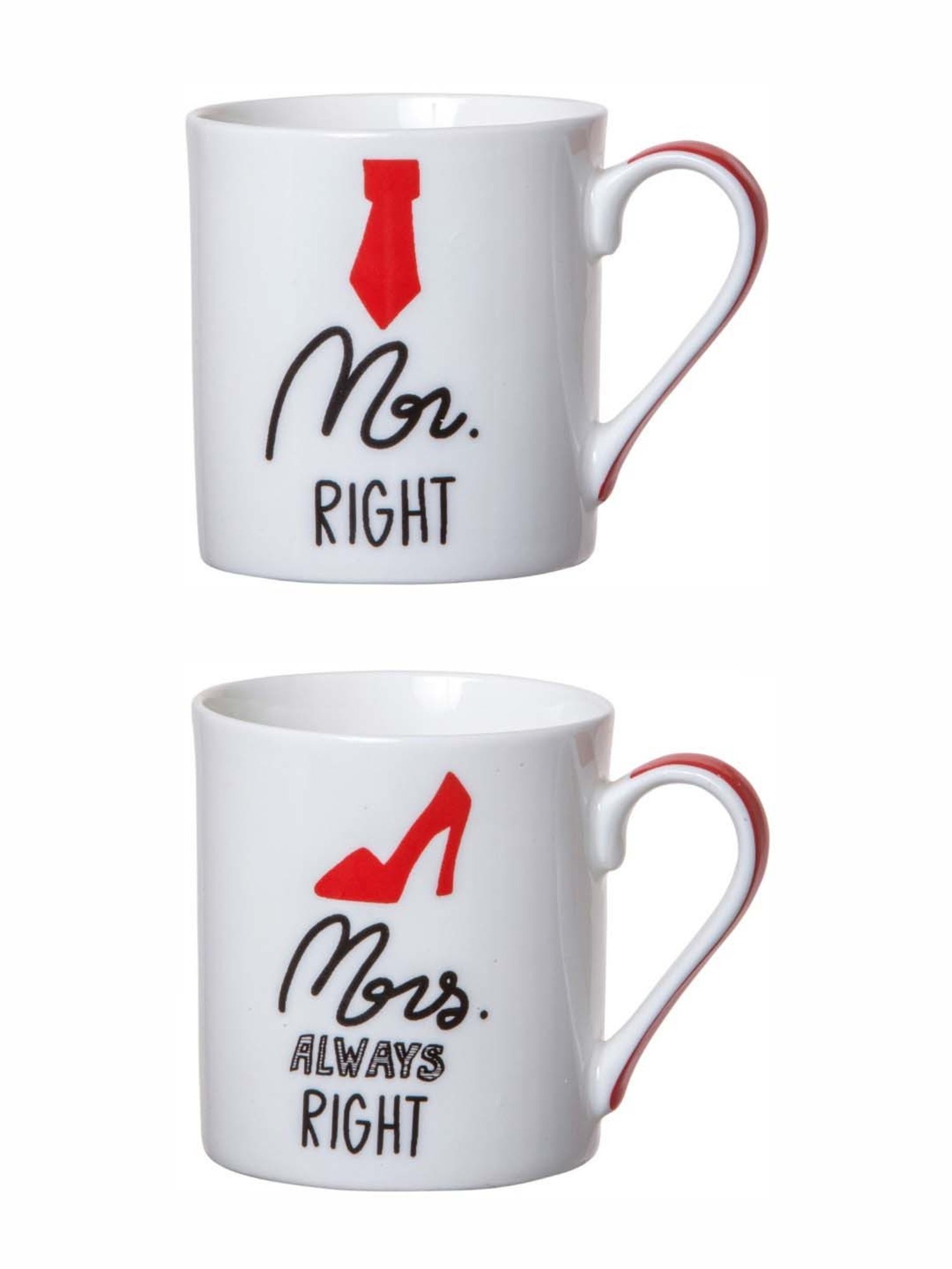 Goodhomes Multicolor Bone China Coffee Mug - Set of 2 (270ml)