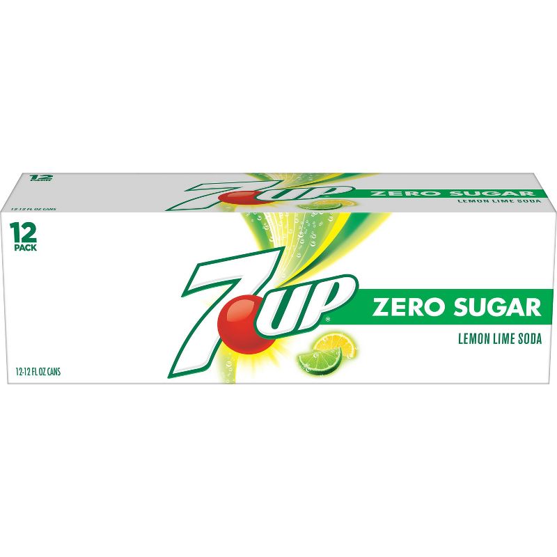 7UP Zero Sugar Soda - 12pk/12 fl oz Cans