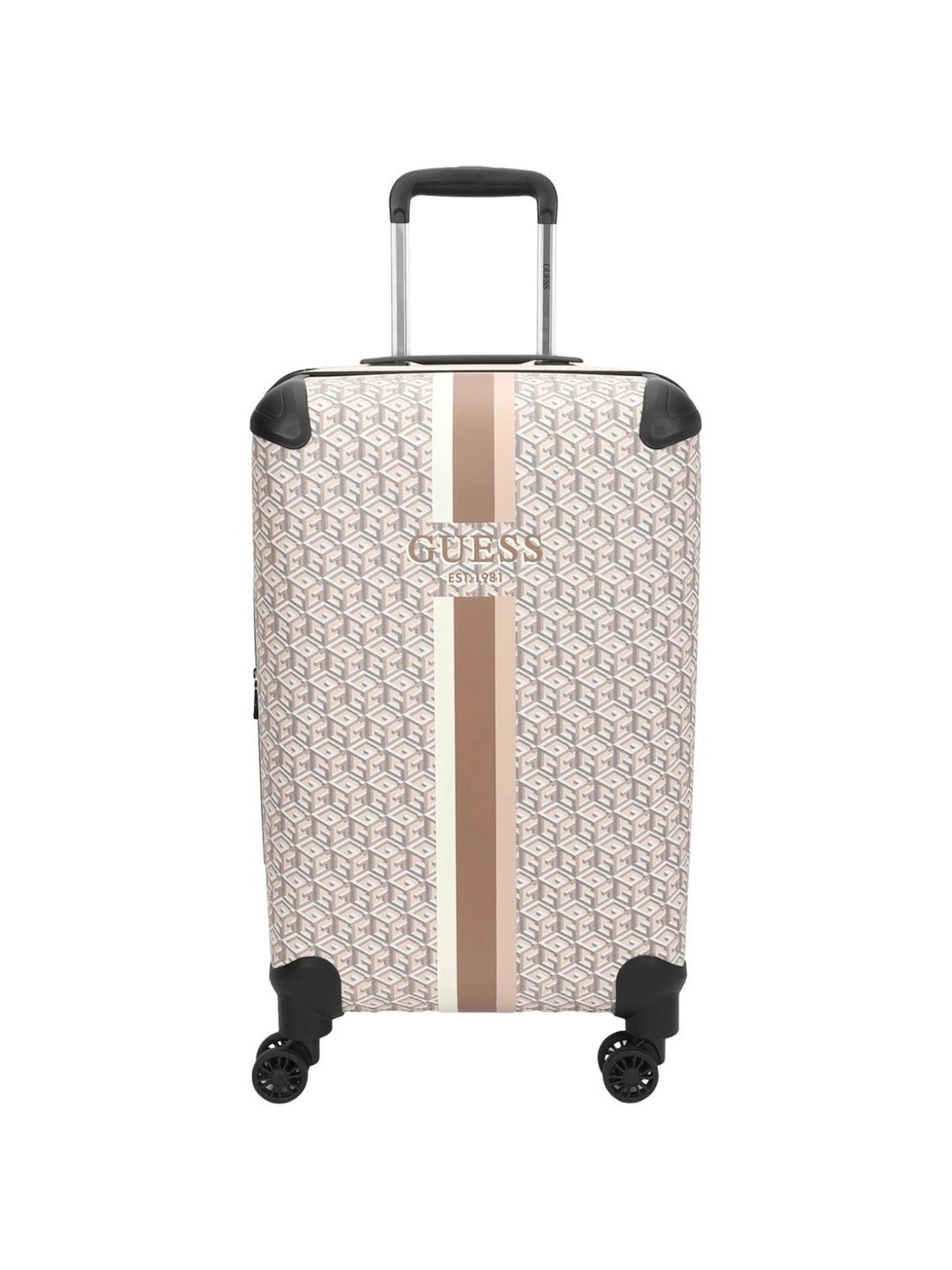 Guess Sand   Medium Hard Cabin Trolley Bag