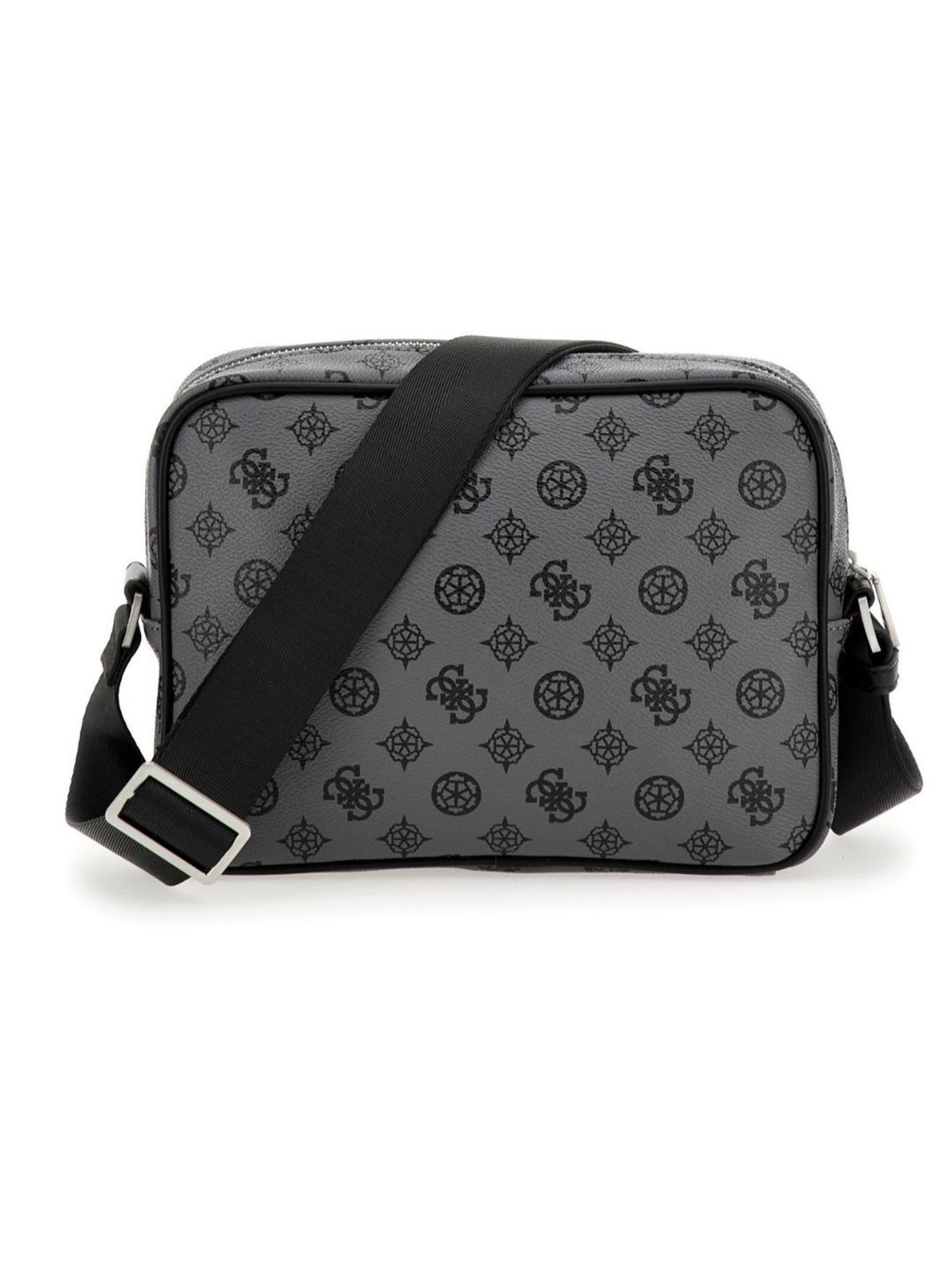 HiLEDER Brown Textured Small Leather 12 inch Cross Body Bag