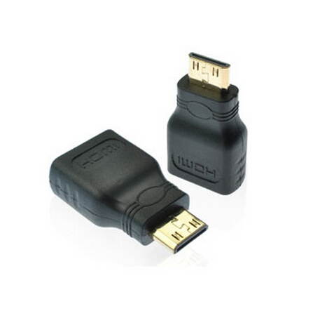 Topwin HDMI Male Type C to Female Type A Adapter Connector for 1080p 3D TV HDTV