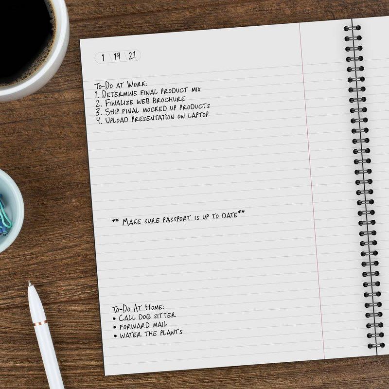 Cambridge Spiral Subject Notebook Legal Ruled Core LG Gray