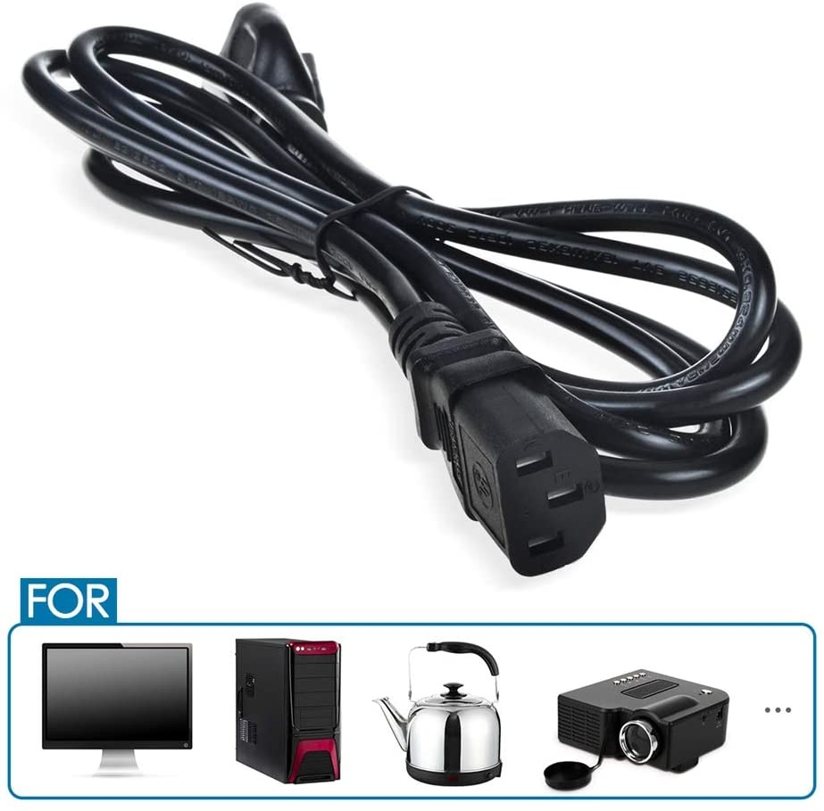 PwrON 6ft/1.8m UL Listed AC Power Cord Cable Plug for Gallien-Krueger GK 250ML Stereo Guitar amp Head