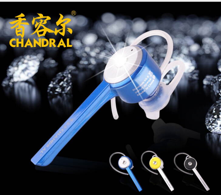 Chandral Stereo Headphone Wireless Bluetooth Headset In-Ear Bluetooth 3.0/Earphone Always-On Multipoint diamond Nobel earphone