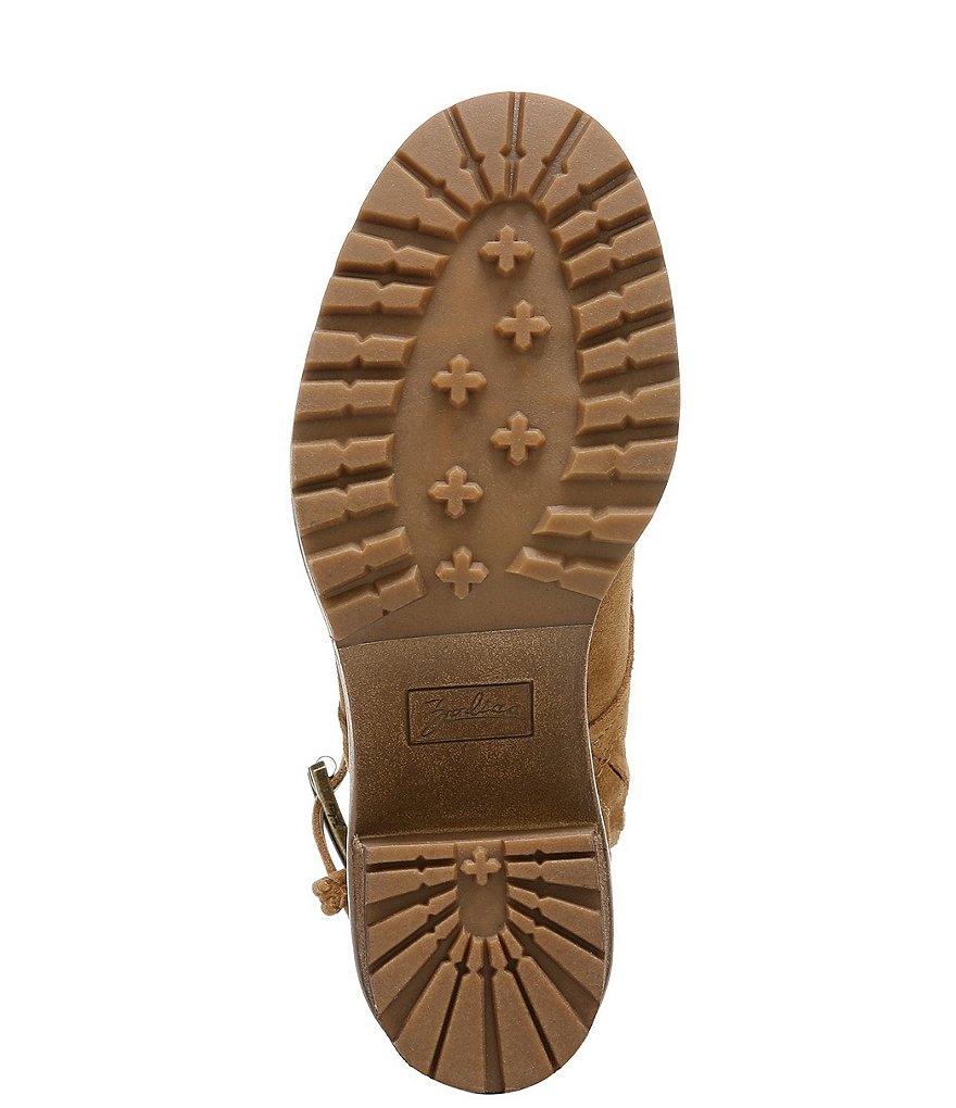 Zodiac Gemma Suede Lug Sole Booties