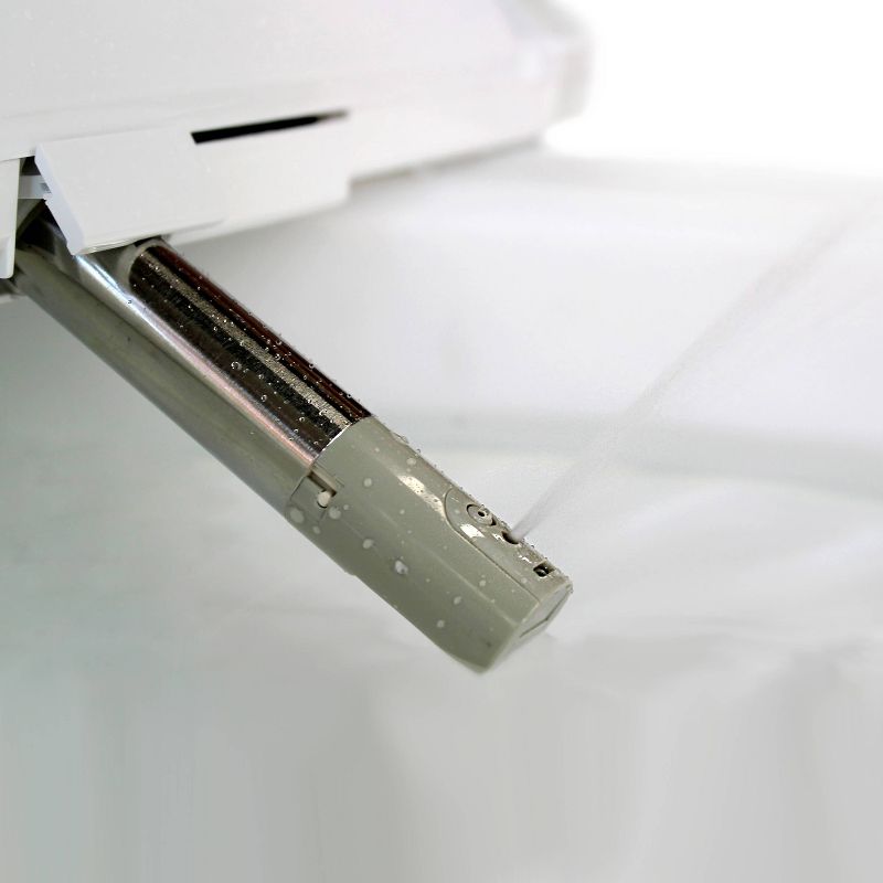 SB-3000 Electric Bidet Toilet Seat with Unlimited Heated Water and LED Night Light for Elongated Toilets White - SmartBidet